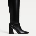 Wide Fit Bottes Hautes Stradivarius Bottes Hautes à Talon Mode Femme Stradivarius France