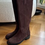 High Stradivarius Botte Kaki Bottes Plates Bottes Hautes Stradivarius Bottes Femme Bottes De