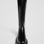 Bottes Plates Bottes Hautes Stradivarius Bottes Motard Bottes De Pluie Stradivarius Bottines Noires