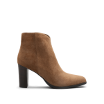 Bottines à talons en daim marron | Vero | Adige Chaussures