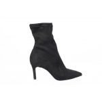 Célia Bottine stretch : Effet Daim Noir à Petit Talon