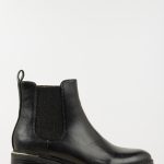 Bottines plates noires femme (36 41)
