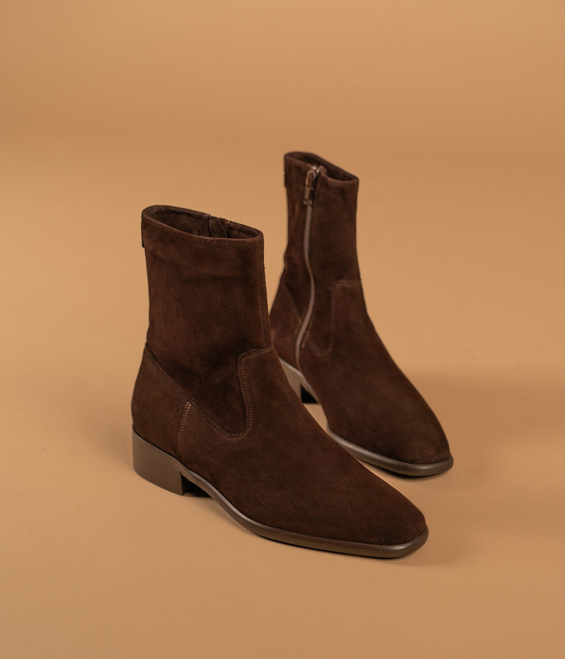 bottines-femme-plate-588lsg-1.jpg Boots plat pour Femme – Image 1
