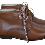 Chaussures bottillons bottines enfant à lacets Arthurius épurés cuir COGNAC | Chaussures Lucine