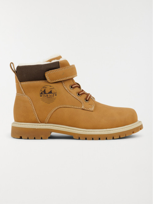 bottines-garcon-517kmd-1.jpg Boots scratch camel garçon (31 35) – Image 1