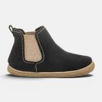 Bottines Garçon en cuir bleu marine