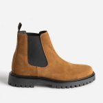 Leather Desert Boots Chaussure Homme Marron Daim Chelsea Boots Beige Foncé En Cuir Velours Boots Homme ERAM