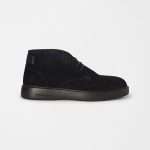 Bottines homme en daim bleu marine