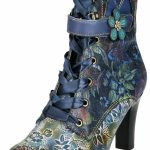 LAURA VITA Bottines à talons hauts bleu ZALANDO.FR