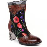 Boots noir multi Laura Vita Ledao 01 Flower Brun