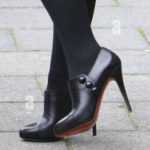 CHRISTIAN LOUBOUTIN 36.5 6 C'EST MOI BLACK LEATHER BUTTON ANKLE BOOTS | eBay