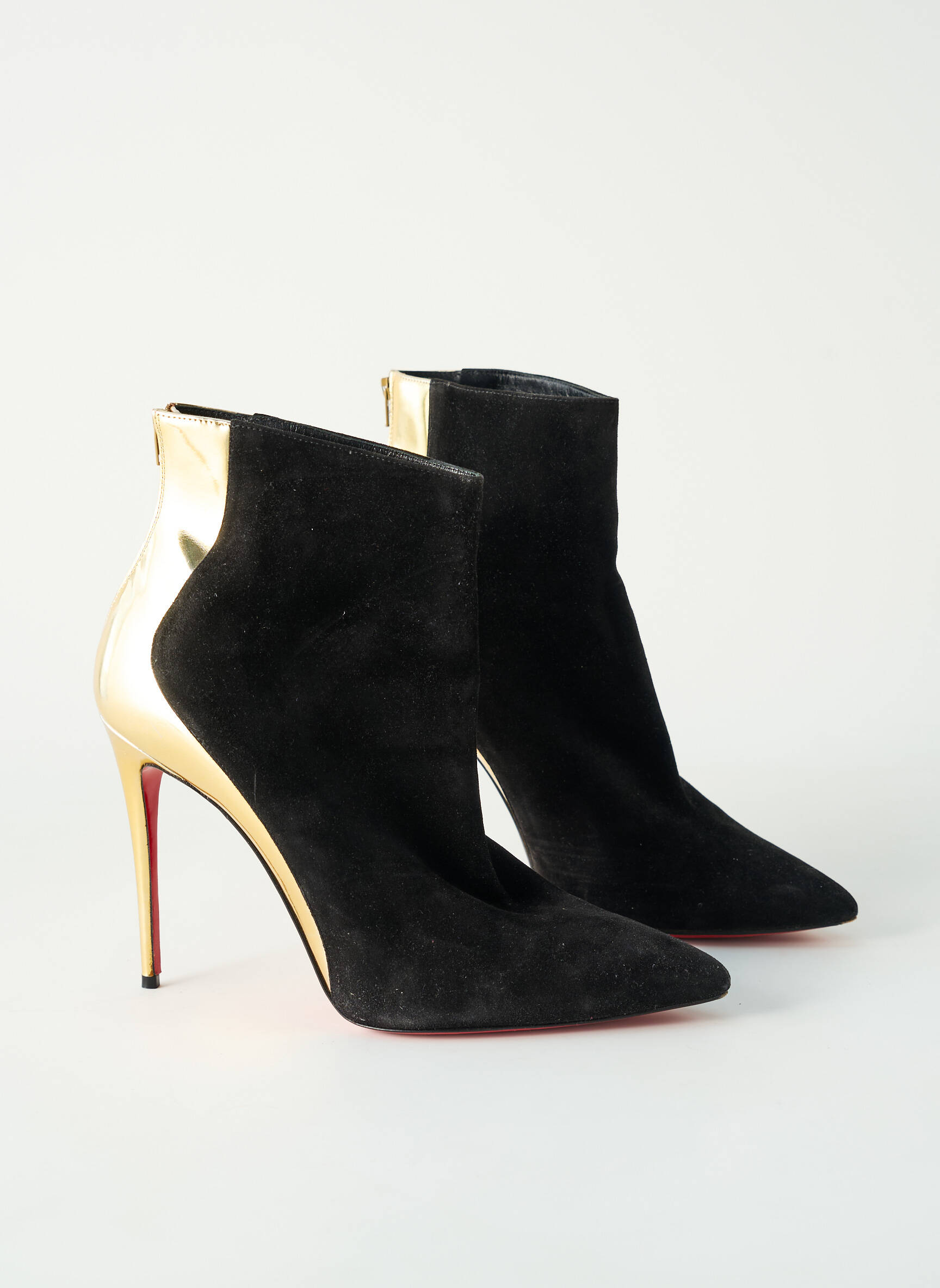bottines-louboutin-969vdk-1.jpg Bottines/Boots Matière Lisse Noir Christian Louboutin Femme 2574151 noir00 | Modz – Image 1