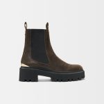 Bottine cuir vieilli