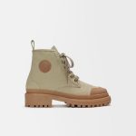 Boots en tissus Argile pour femme | Maje