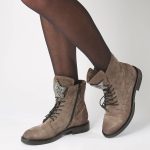 Bottines en cuir MJUS