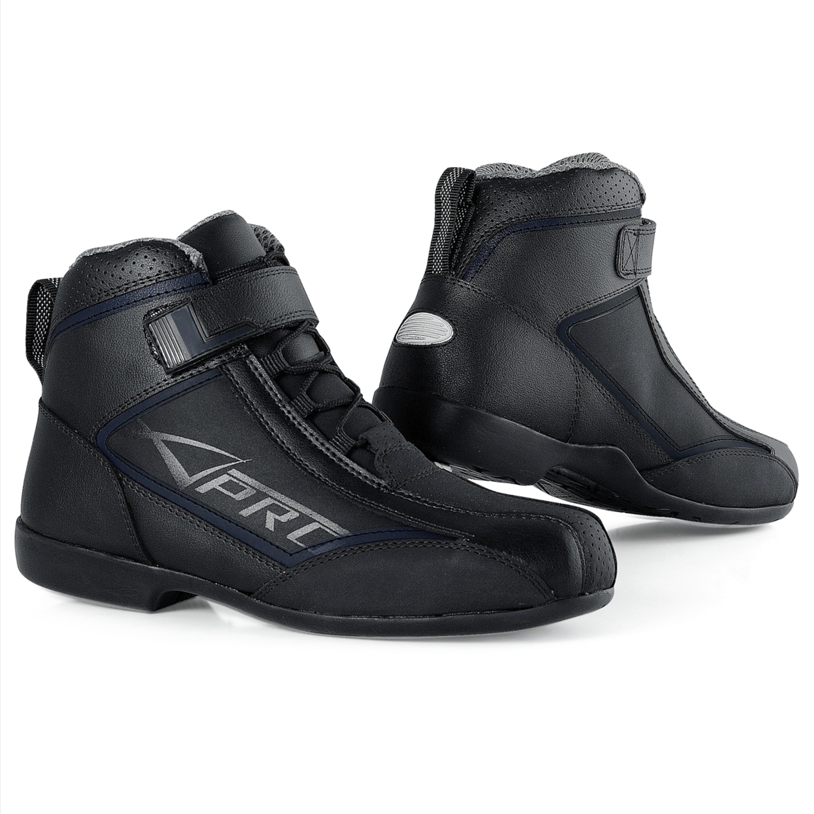 chaussure-de-moto-080wco-1.jpg Chaussures Moto Motard Piste Racing Vetements Sportifs Cuir Homme Demi Bottes – Image 1