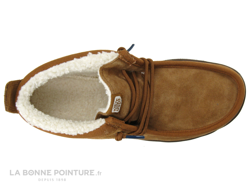 chaussure-dude-homme-090wnz-1.jpg Achat chaussures Hey Dude Homme Boots, vente Hey Dude WALLY Mid gripr warmth brown Chaussure montante marron H – Image 1