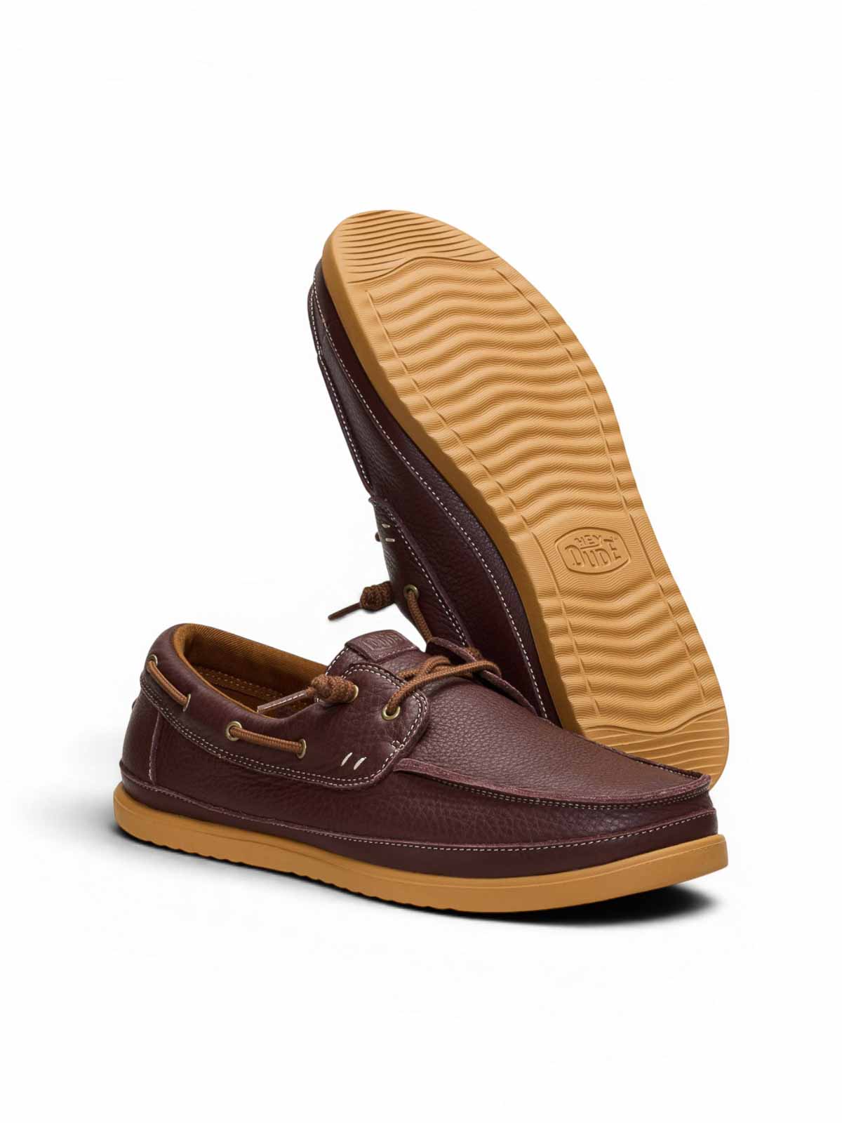 chaussure-dude-homme-227unx-1.jpg Hey Dude Baskets Marron Marron Homme|HD450942LR – Image 1