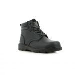 Chaussure haute de sécurité S3 professionnelle de travail noire en cuir EN ISO 20345 S3 homme manutention artisan logistique | CHSH31 | L'Echoppe