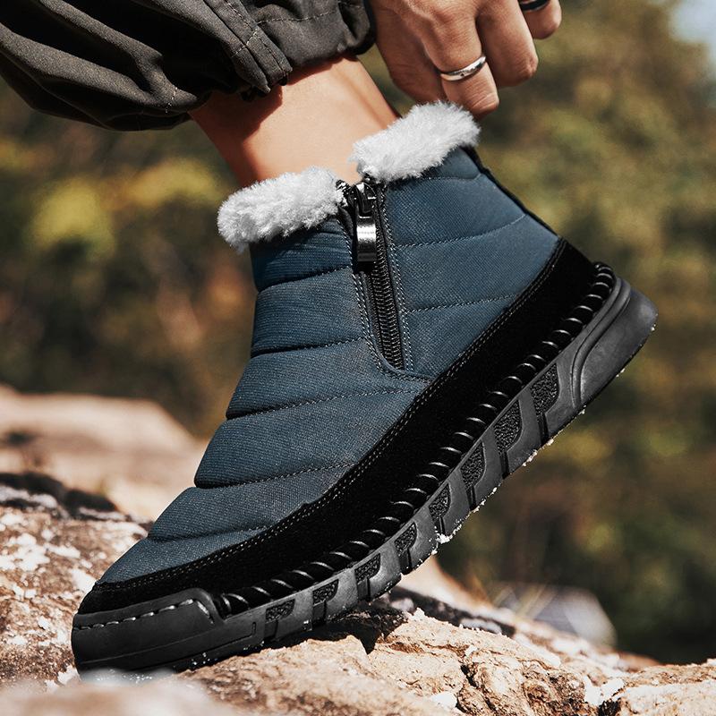 chaussure-neige-homme-471uts-1.jpg Bottes Neige Homme – Doublure Fourrure Chaude, Imperméables, Semelle Antidérapante – Jusqu'au 46 Chaussures Travail Outdoor Homme – Image 1