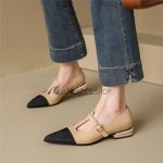 Confort Chaussures Femme Talons Carrés Mary Jane Bride Cheville Petit Talon 3 cm Talons Epais Elegante