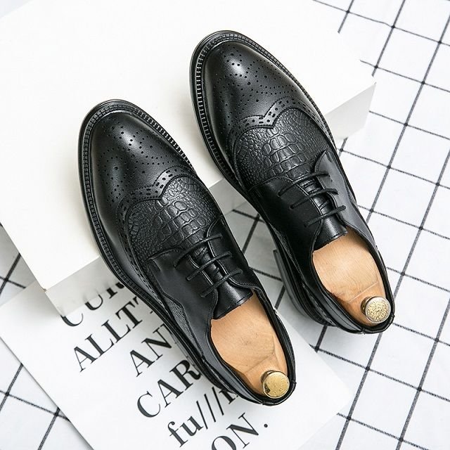 chaussures-de-luxe-homme-201jll-1.jpg Chaussure de luxe Chaussures hommes mode 2025 2026 – Image 1