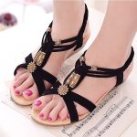 sandales femmes chaussures été plate forme compens... – Grandado