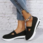 OMIREL Sandale Femme Compensees Été À Bout Fermé en Maille D'été Sandales en Tricot Plateforme Sandales D'été Vintage Mode Chaussures de Plage,Noir,US9/EU41 : Amazon.fr: Mode