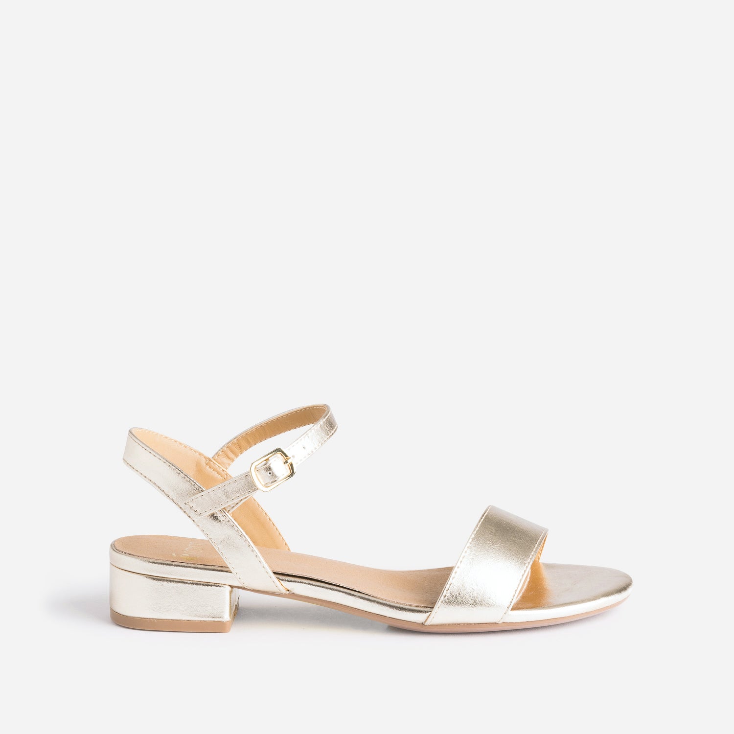 chaussures-femme-petit-talon-378oei-1.jpg Sandale or à petit talon – Image 1