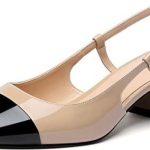 elashe Femme Talon Carré Escarpins Slingback Pumps Petit Talon Confort Chaussure Chic Sandalas Beige EU39 dès 59,99 € sur Stylight