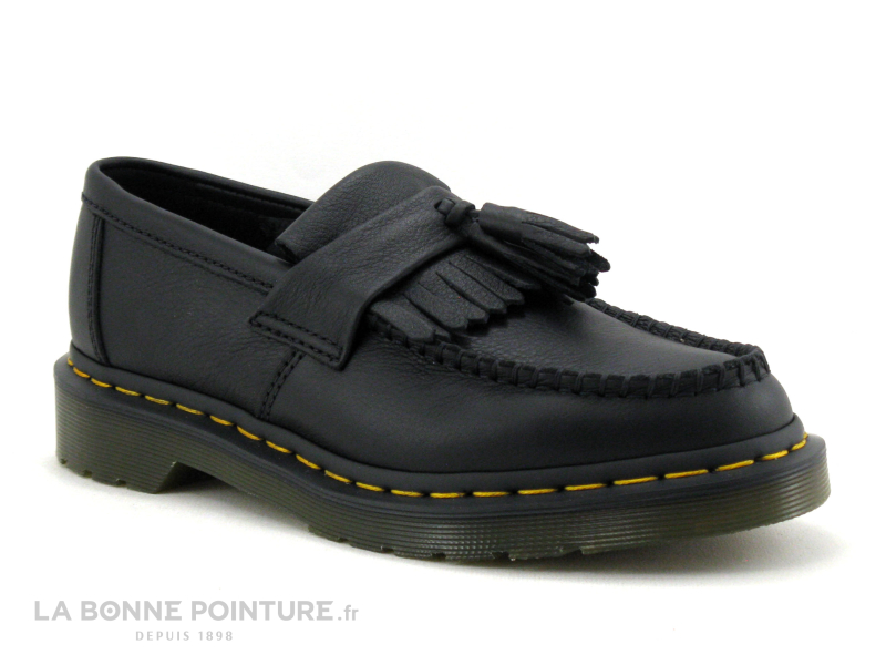 doc-martens-basse-611uvv-1.jpg Achat chaussures Dr Martens Femme Mocassin, vente Dr Martens ADRIAN Virginia Noir Mocassin plateforme Femme – Image 1