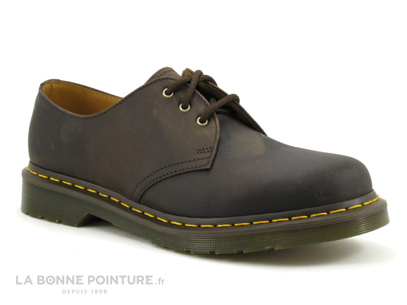 doc-martens-basse-841ven-1.jpg Achat chaussures Dr Martens Homme Ville / Travail, vente Dr Martens 1461 11838201 Dark brown crazy horse Chaussure basse H – Image 1