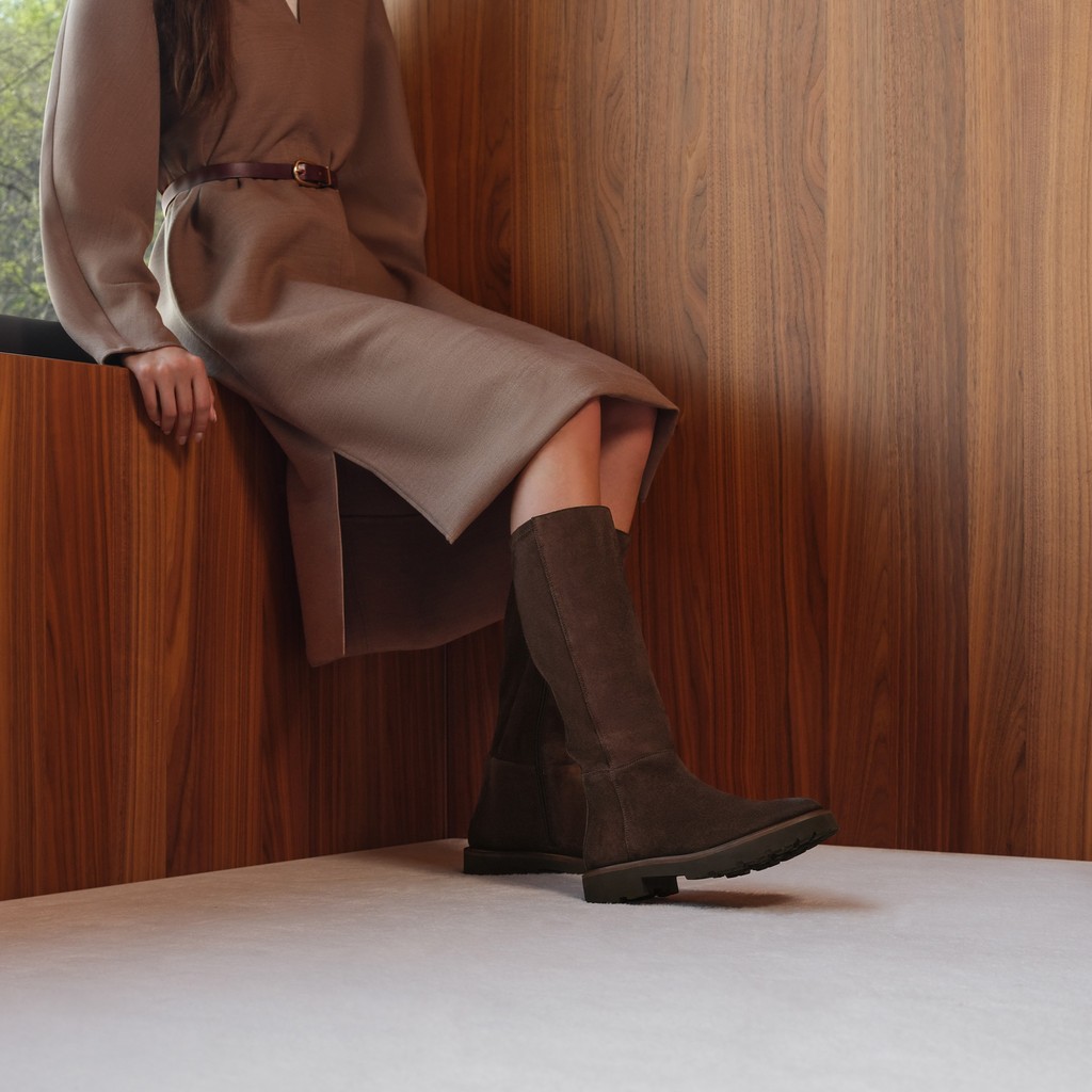 geox-bottes-femme-862wrf-1.jpg Geox® NORIZE FEMME: Bottes hautes Marron foncé | Geox ® – Image 1