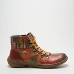 Bottines/Boots Tissage Satiné Marron Laura Vita Femme 2834845 marron | Modz