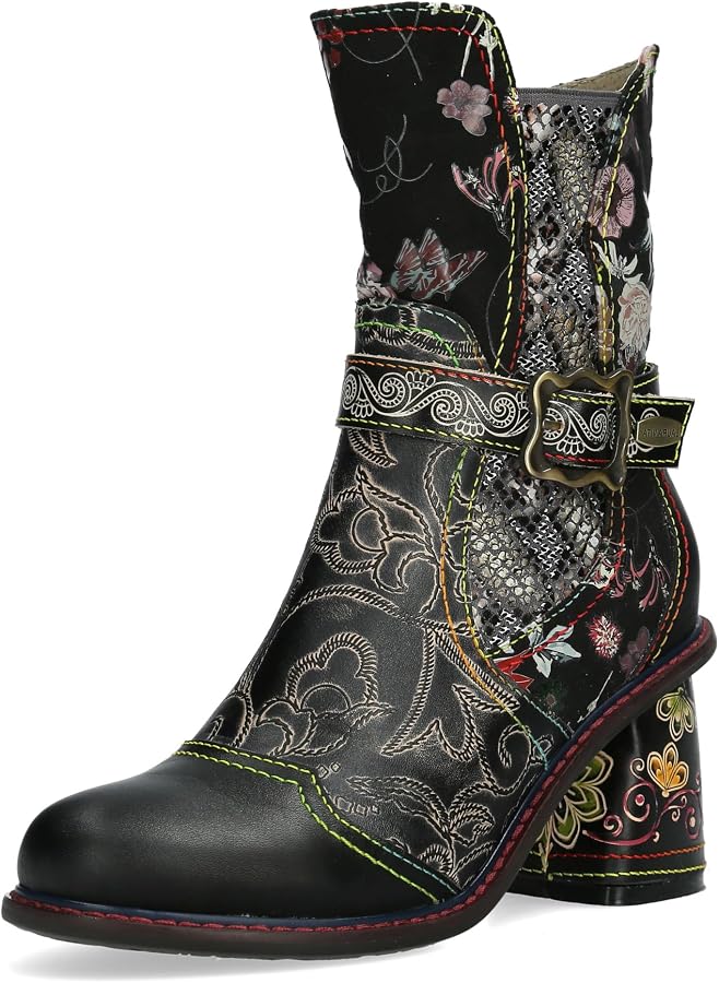 laura-vita-bottines-297ivh-1.jpg LAURA VITA Bottines Femme Evcao 82, Pointure:39 EU, La Couleur:Noir : Amazon.fr: Mode – Image 1