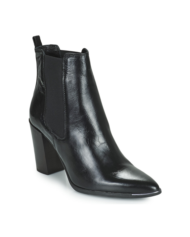 minelli-bottes-147red-1.jpg Bottines femmes Maison Minelli CERIKA Noir – Image 1