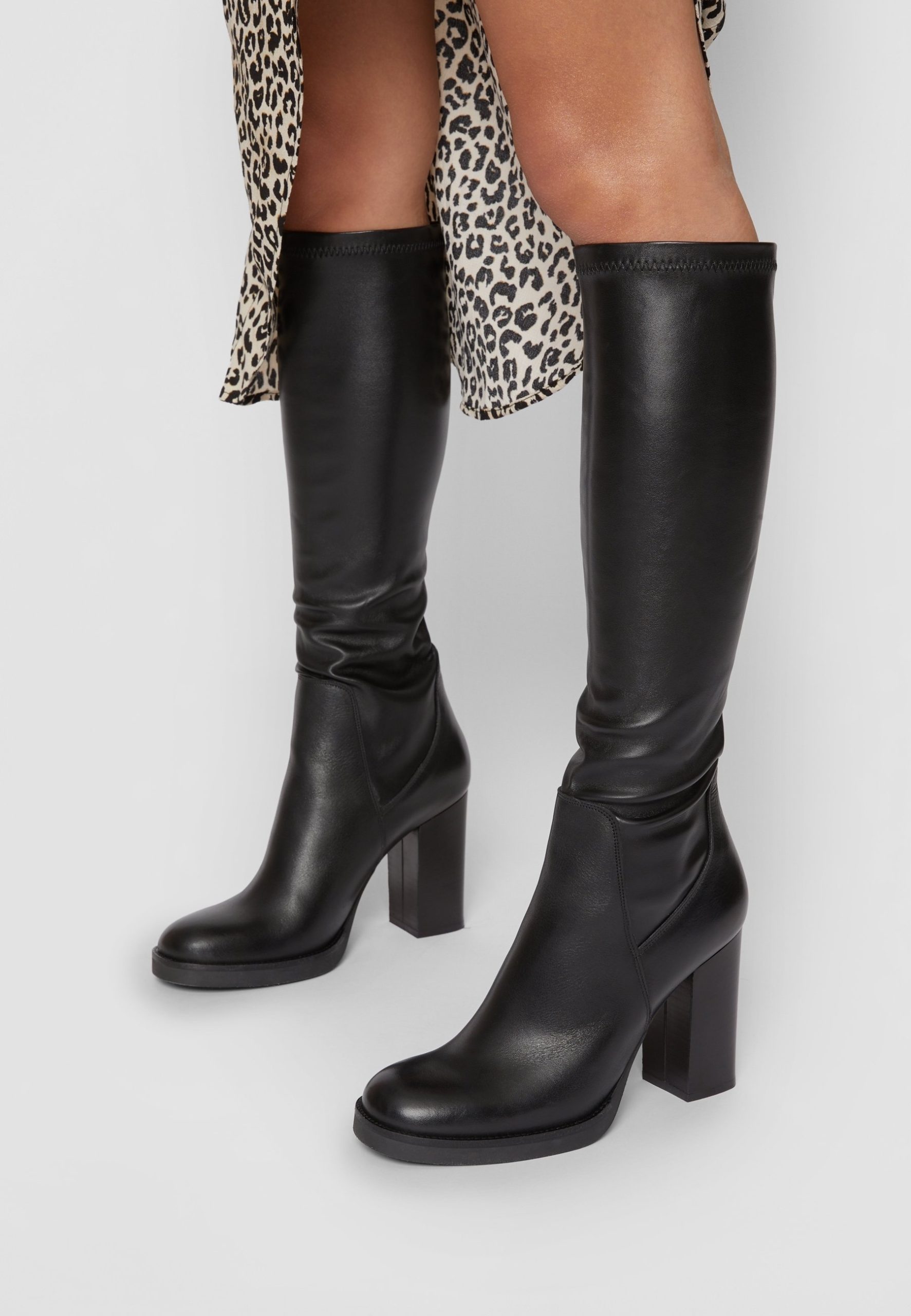 minelli-bottes-283vcy-1.jpg Minelli Bottes à talons hauts black/noir (Seconde main) ZALANDO.FR – Image 1