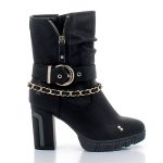 MUSTANG bottillons à talons hauts larges avec plateformes épaisses à l'avant pour femme 1363505