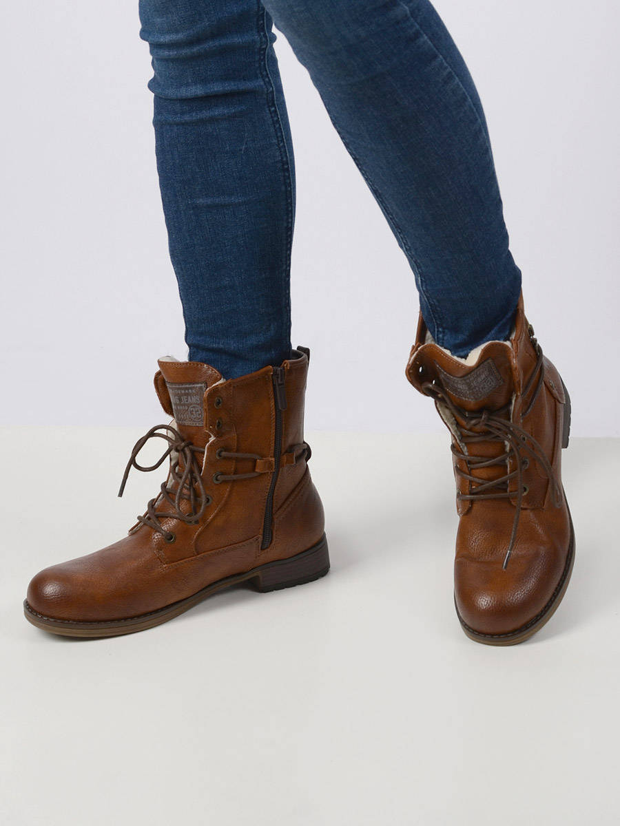 mustang-bottines-femme-932weg-1.jpg Boots/bottines Mustang 1139 630 cognac en vente au meilleur prix – Image 1