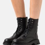 San Marina Bottines A Lacets Chaussea Chaussea Bottine Talon San Marina Chaussea Bottine Noir San Marina