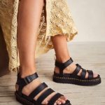 Dr. Martens VEGAN BLAIRE Sandals Women Black Size 9 NEW $130 | eBay