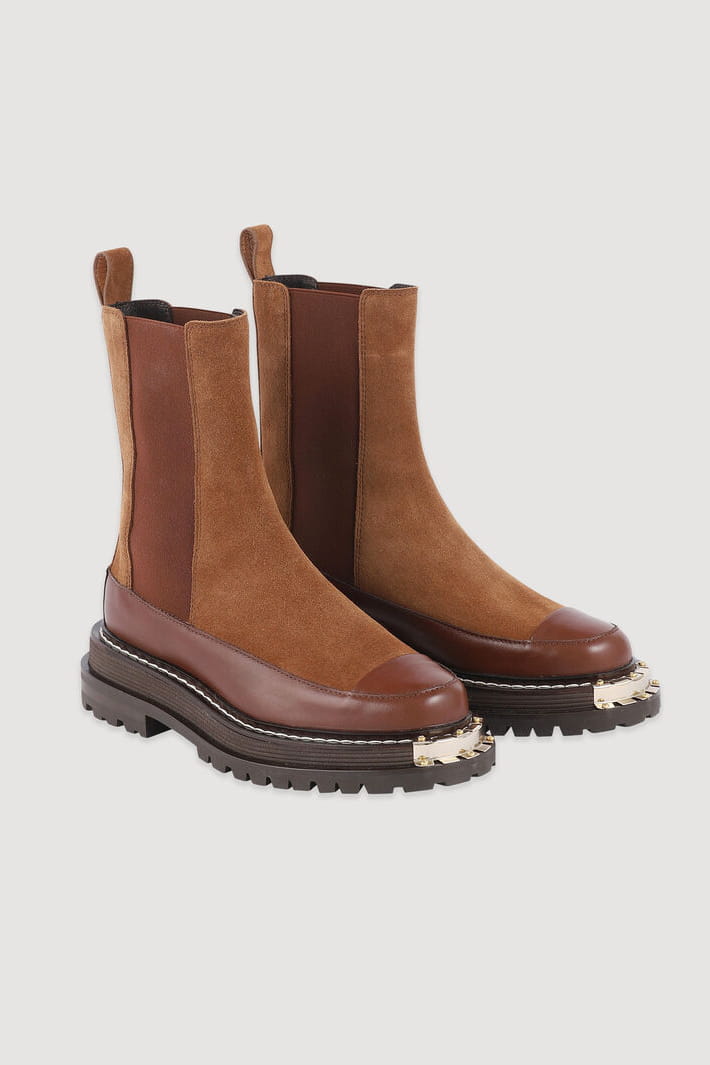 sandro-bottines-173zpr-1.jpg Bottines en cuir suédé – Image 1