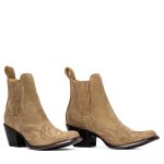 Santiags beiges en daim Gaucho tan Santiags femme