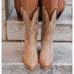 Corina santiag M3790 beige et doré