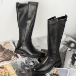 25605 Noir, Bottes Cavalières Tamaris